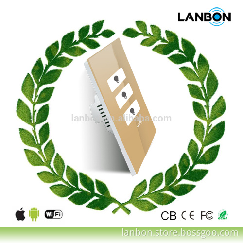 LANBON smart wifi switch with mobile notification fuction